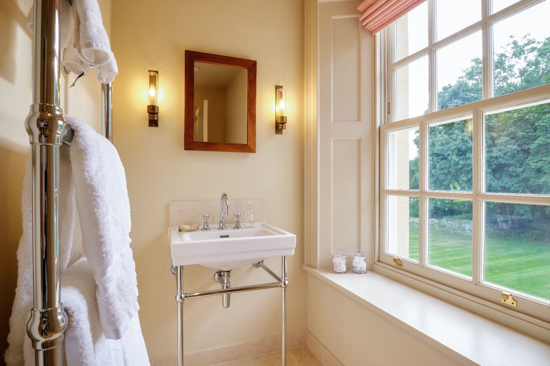 Bathroom at Cirencester Park in the Cotswolds, United Kingdom
