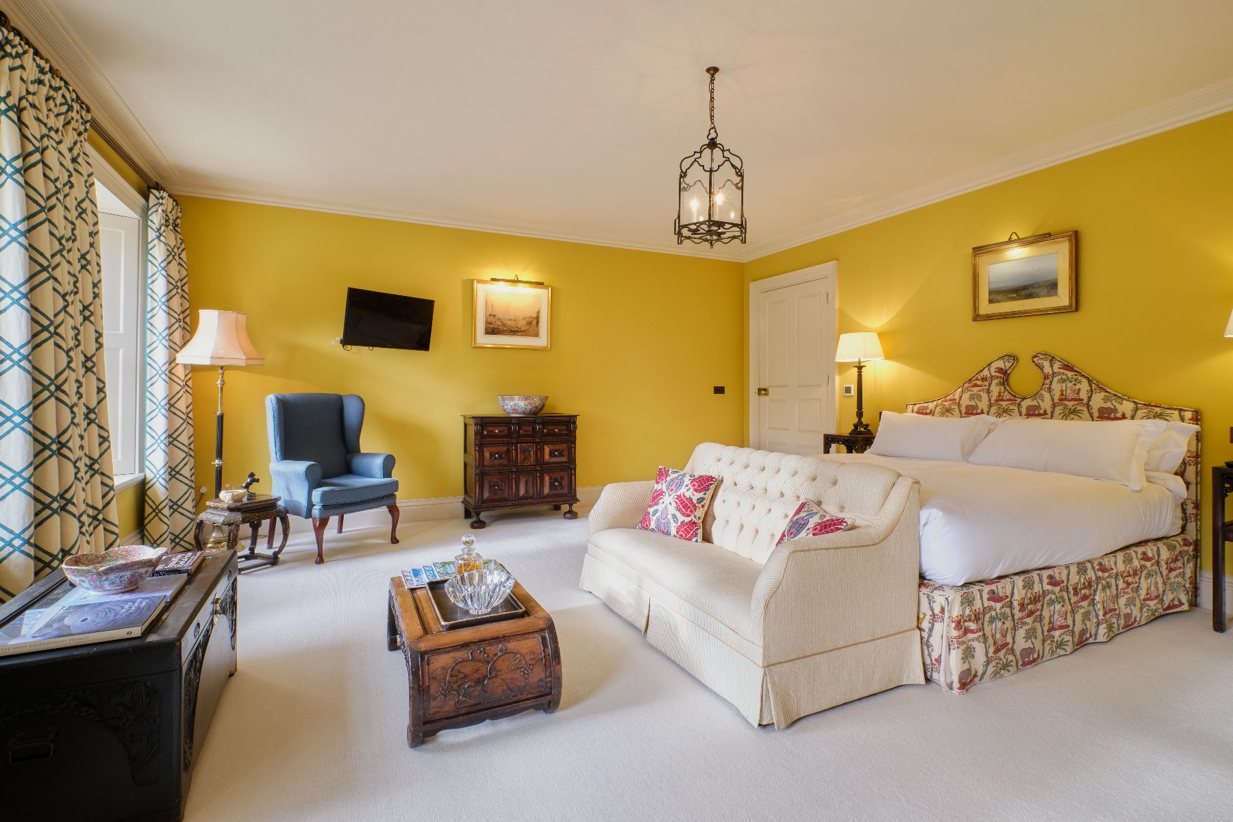 Bedroom at Cirencester Park in the Cotswolds, United Kingdom