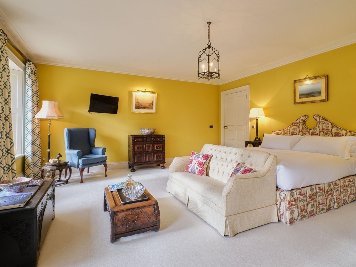Bedroom at Cirencester Park in the Cotswolds, United Kingdom