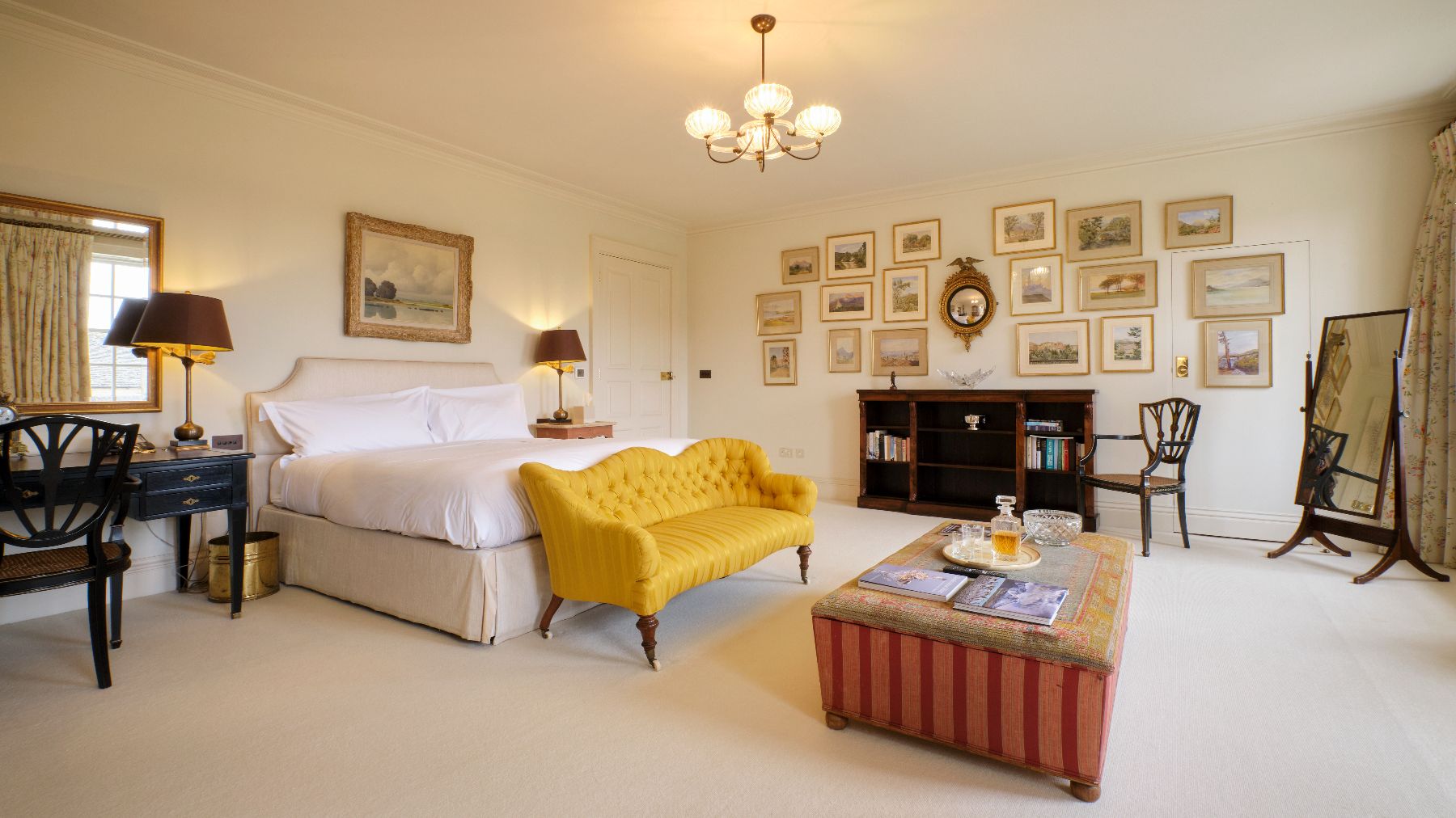 Bedroom at Cirencester Park in the Cotswolds, United Kingdom
