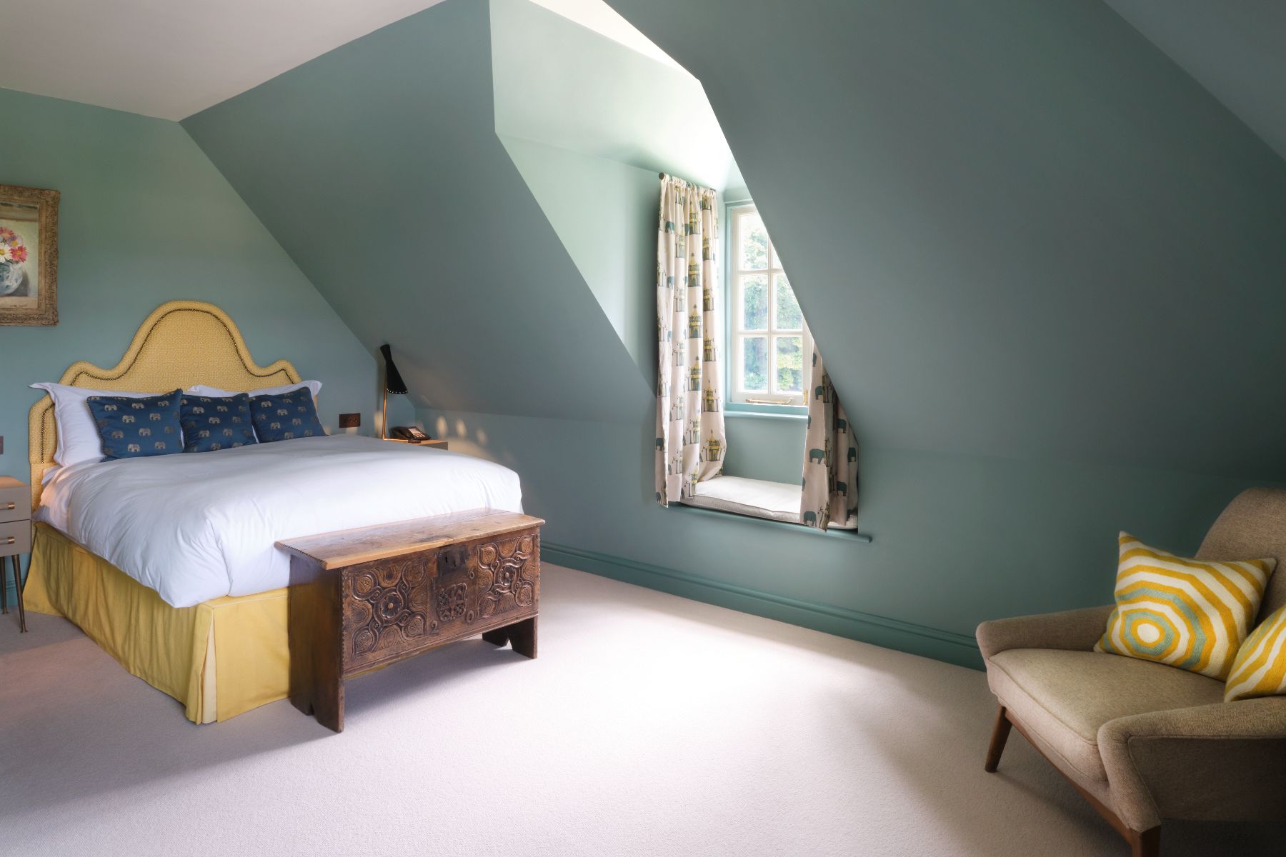 Bedroom at Cirencester Park in the Cotswolds, United Kingdom