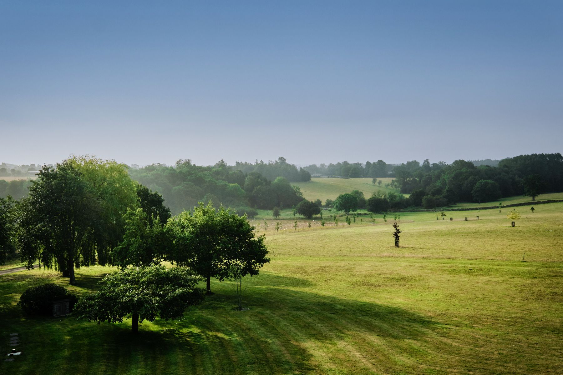 Garden at Cirencester Park in the Cotswolds, United Kingdom