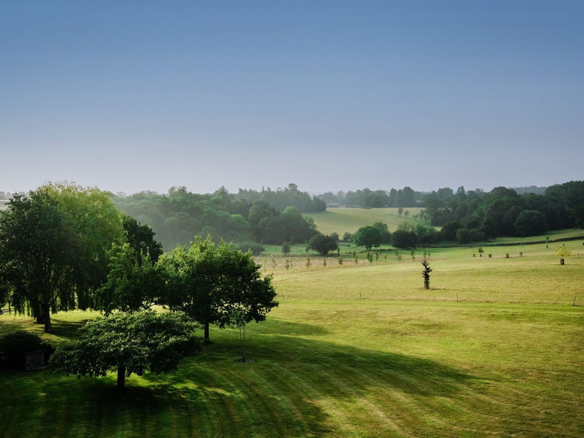 Garden at Cirencester Park in the Cotswolds, United Kingdom