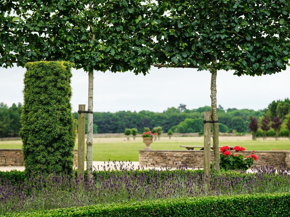 Garden at Cirencester Park in the Cotswolds, United Kingdom