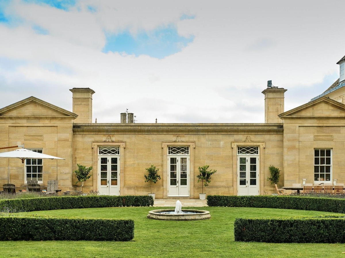 Garden at Cirencester Park in the Cotswolds, United Kingdom