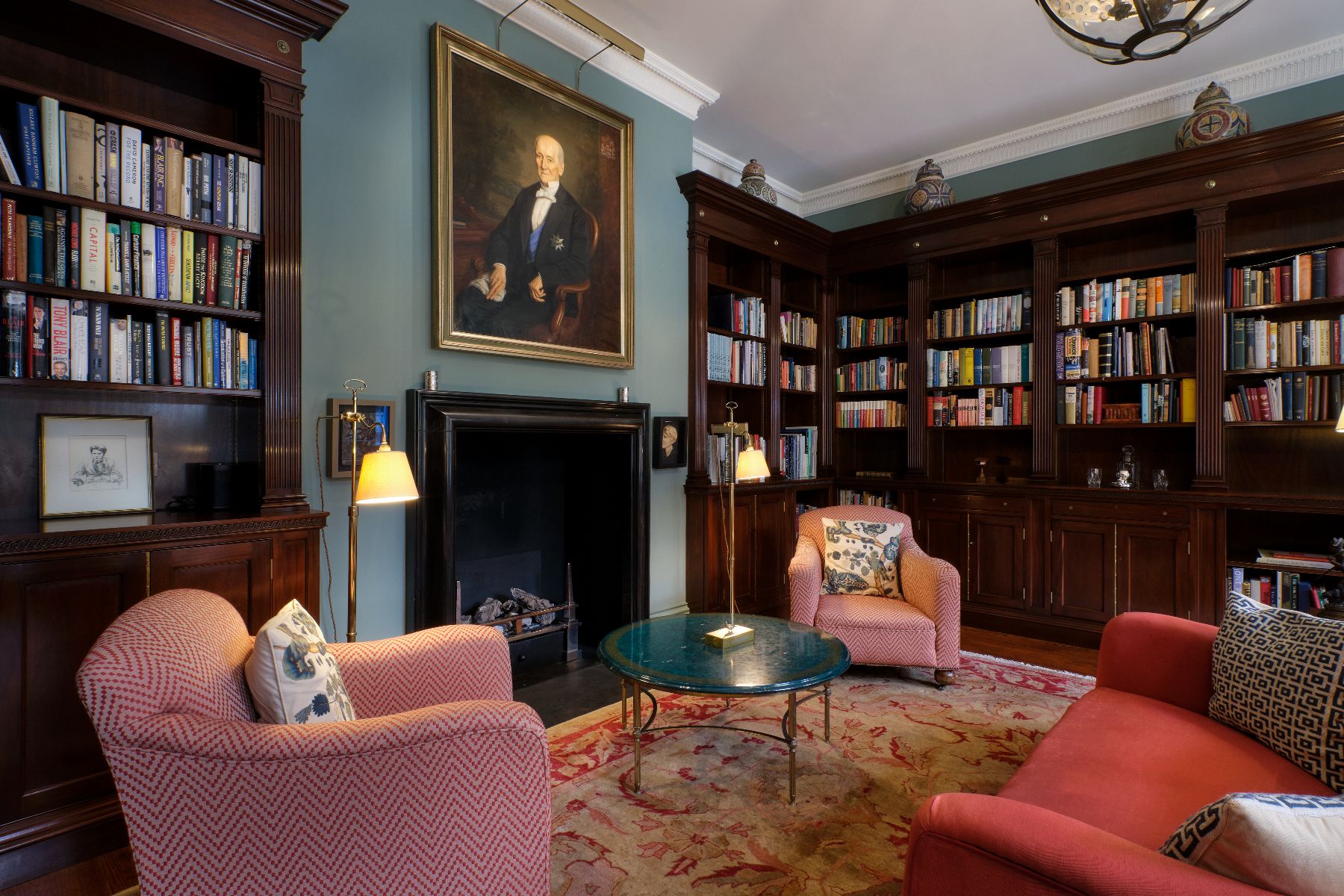 Library at Cirencester Park in the Cotswolds, United Kingdom