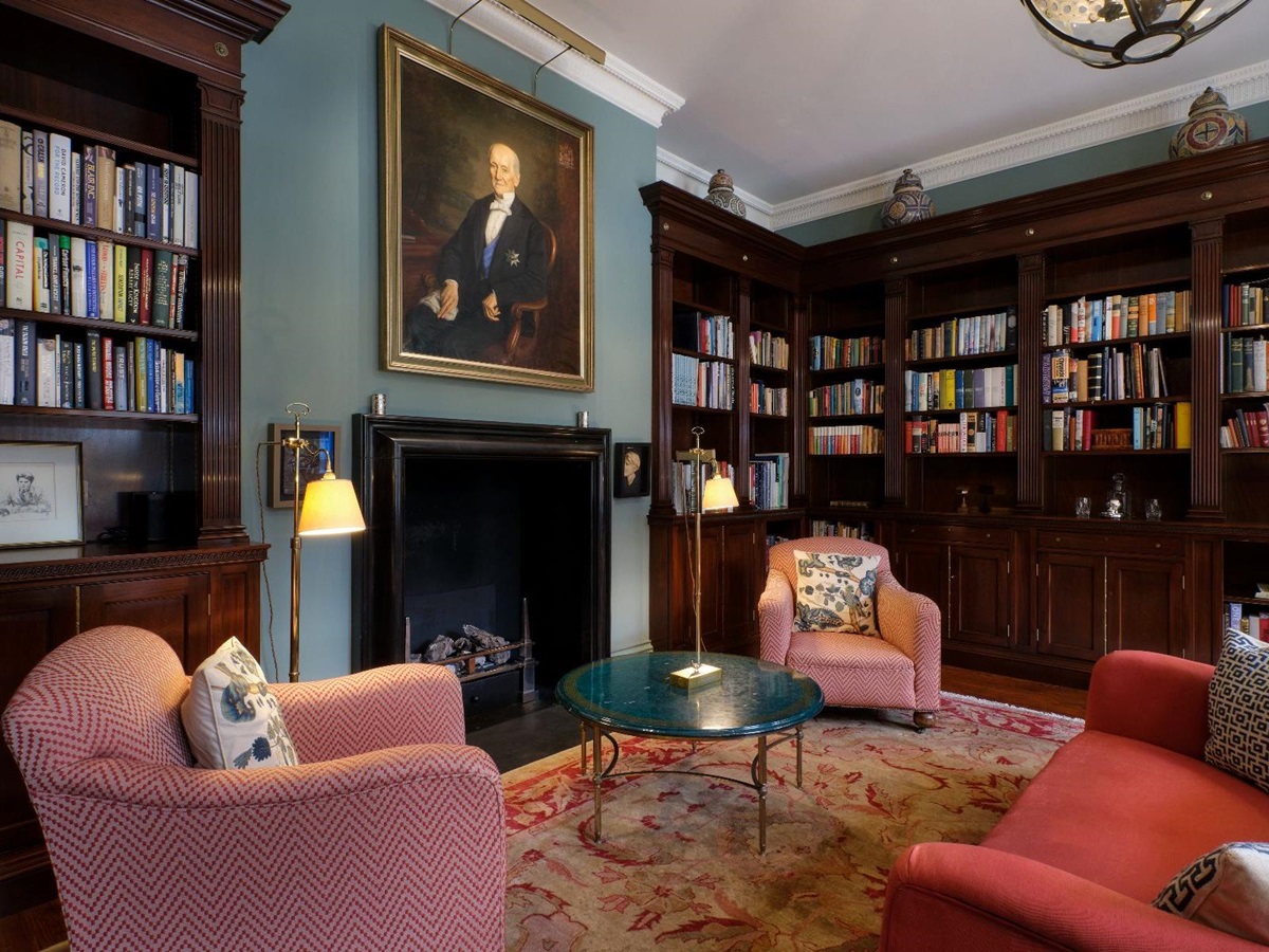 Library at Cirencester Park in the Cotswolds, United Kingdom