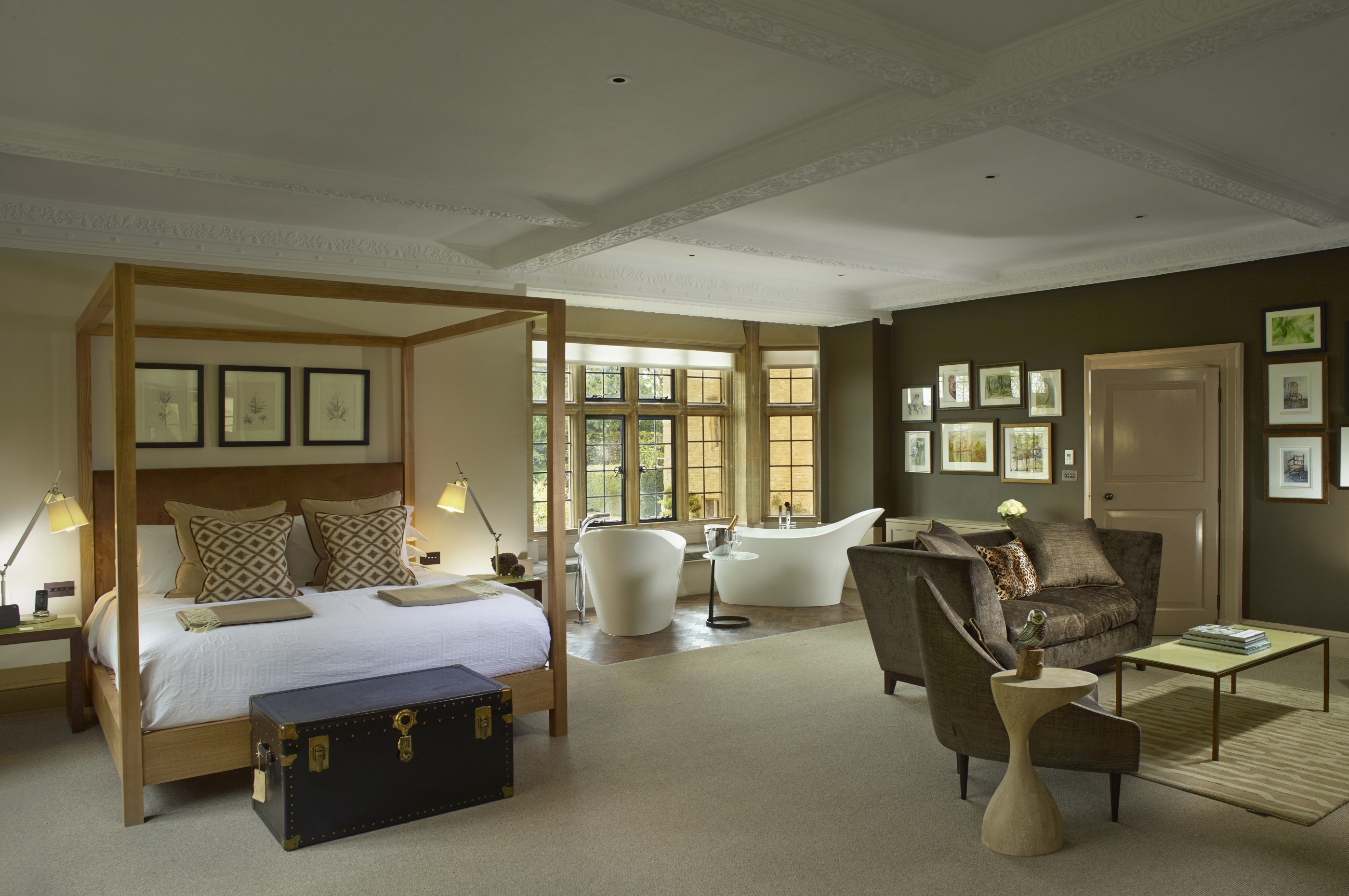 Ensuite bedroom in Foxhill Manor, Cotswolds