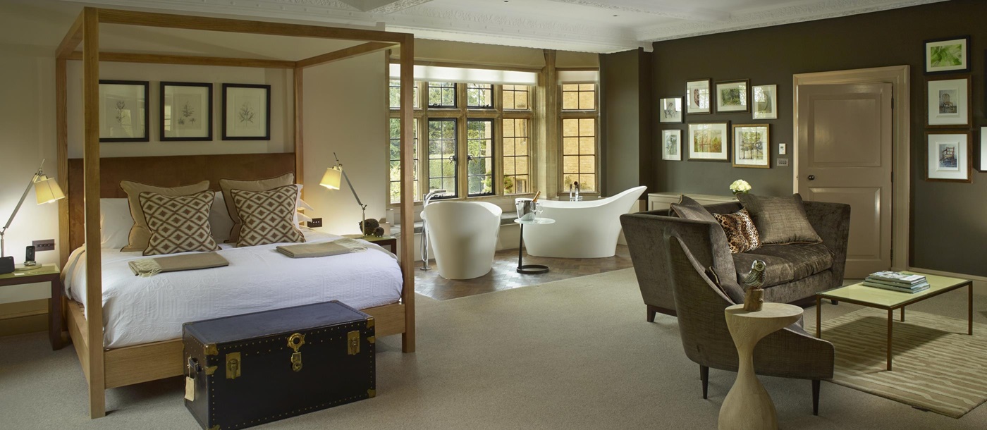 Ensuite bedroom in Foxhill Manor, Cotswolds