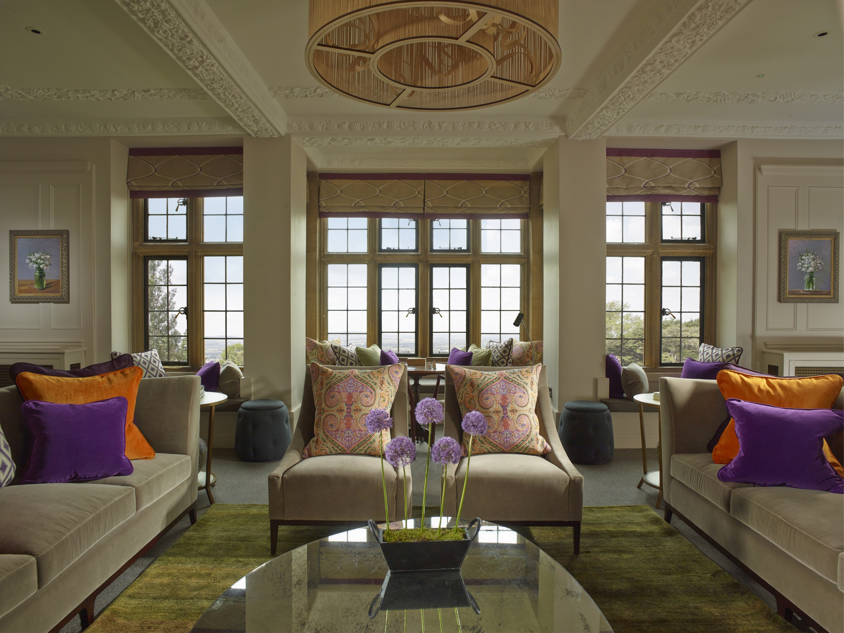 Living room of Foxhill Manor, Cotswolds