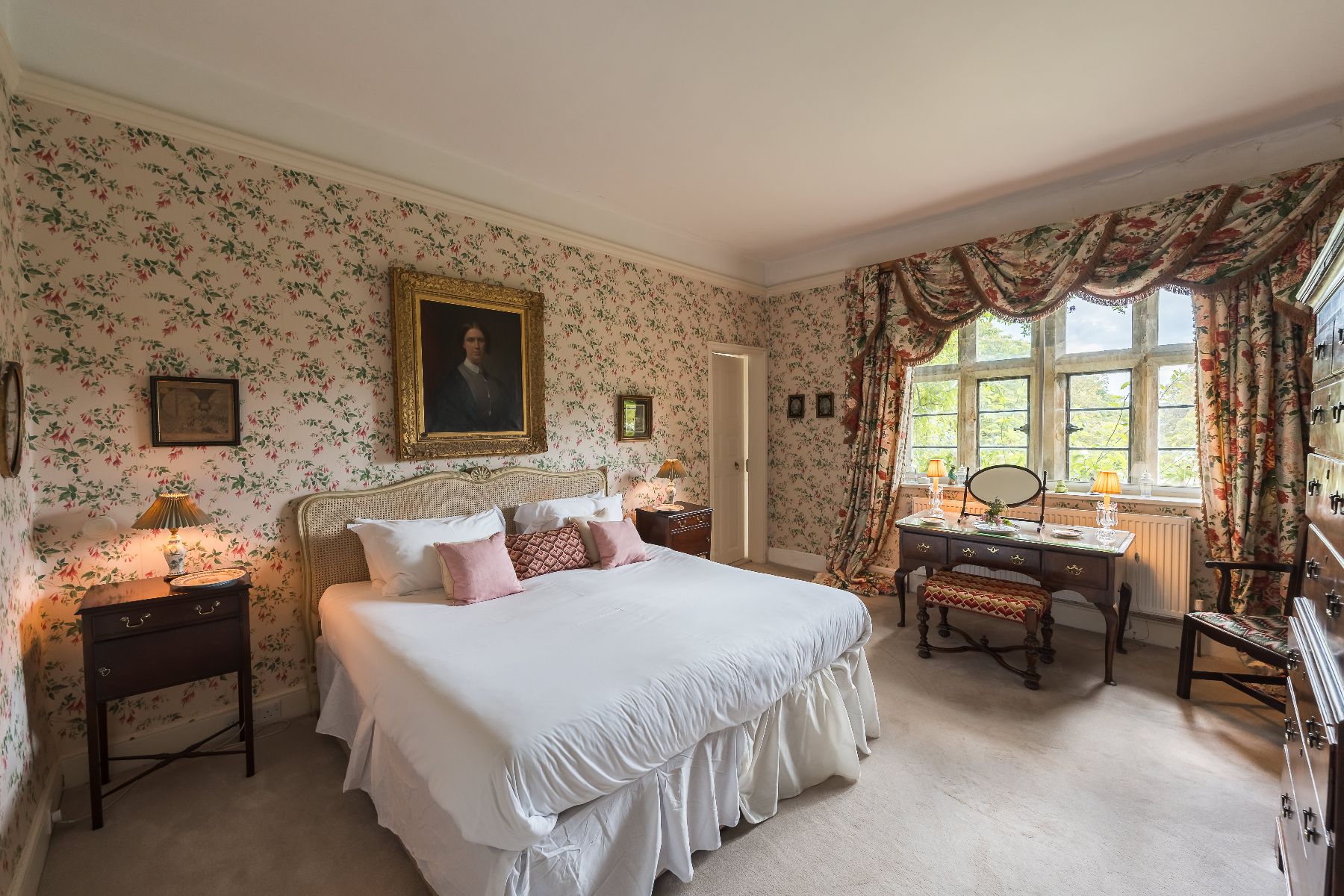 Bedroom at Ivy Manor in the Cotswolds