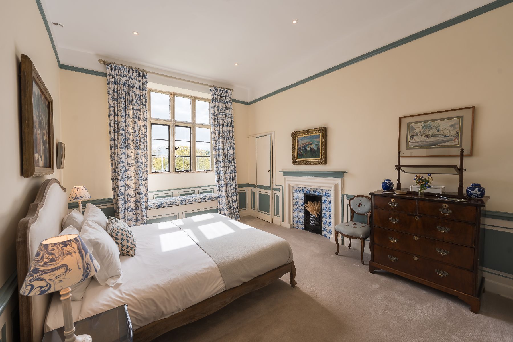 Bedroom at Ivy Manor in the Cotswolds