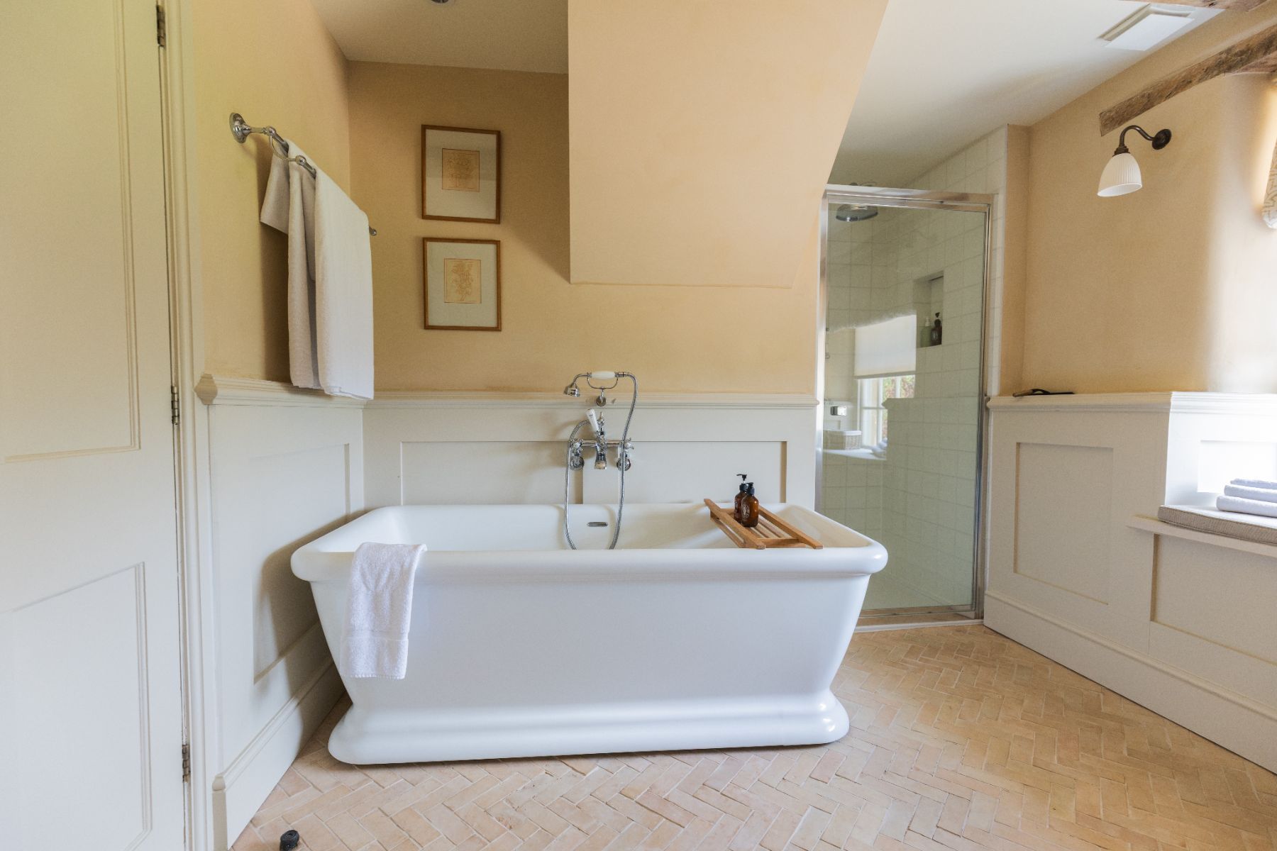 Bathroom at Oddington Farm in the Cotswolds, United Kingdom