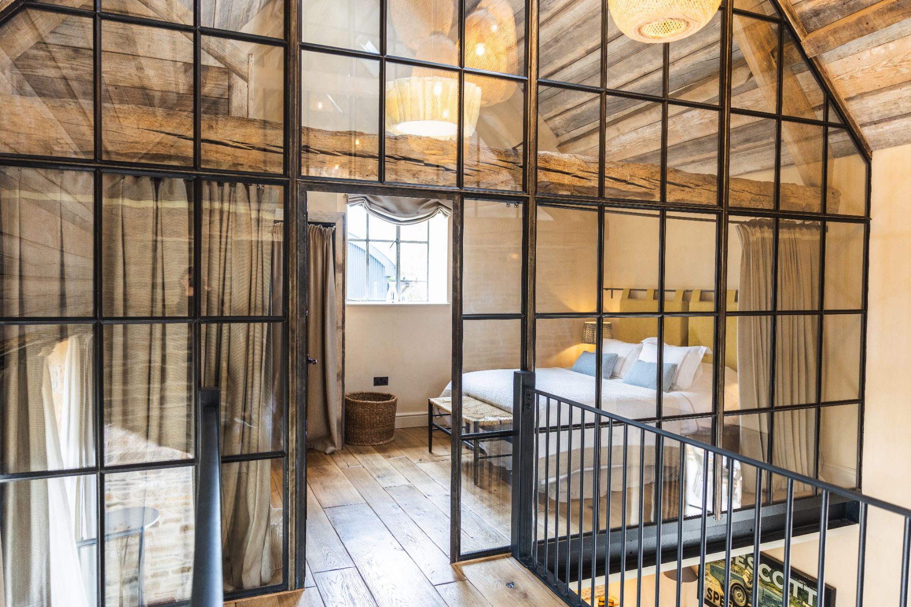 Bedroom at Oddington Farm in the Cotswolds, United Kingdom