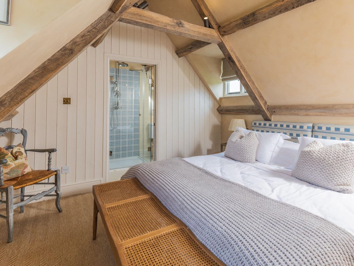 Bedroom at Oddington Farm in the Cotswolds, United Kingdom