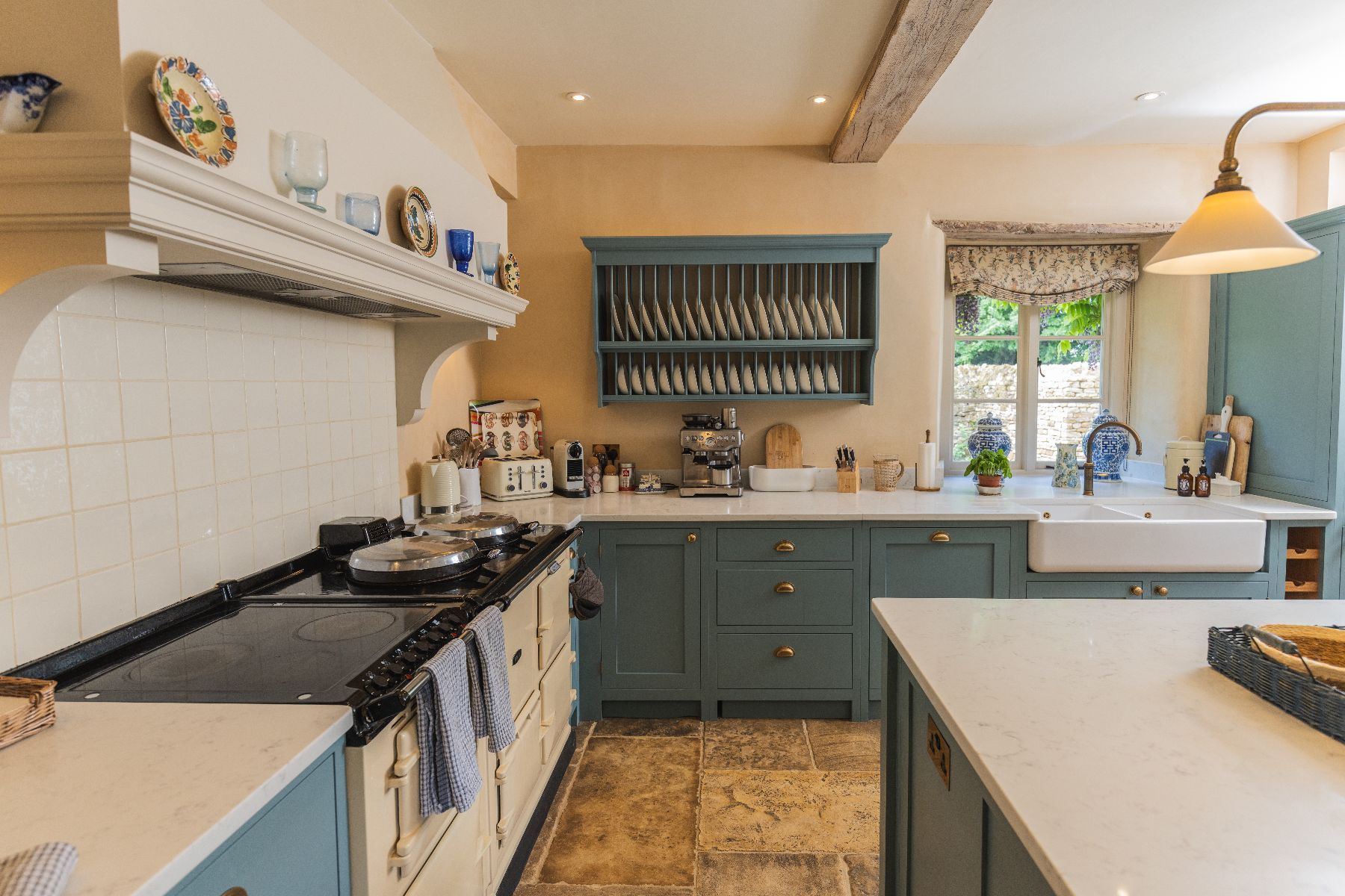 Kitchen at Oddington Farm in the Cotswolds, United Kingdom