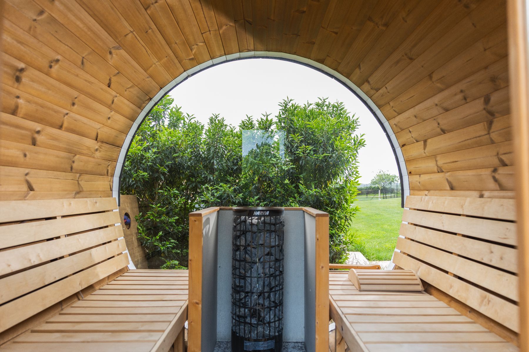 Sauna at Oddington Farm in the Cotswolds, United Kingdom