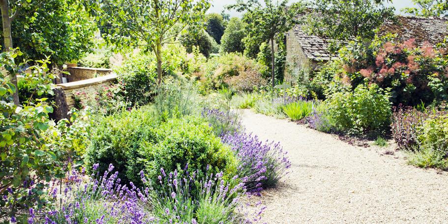 Garden and grounds of Temple Guiting Estate, Cotswolds