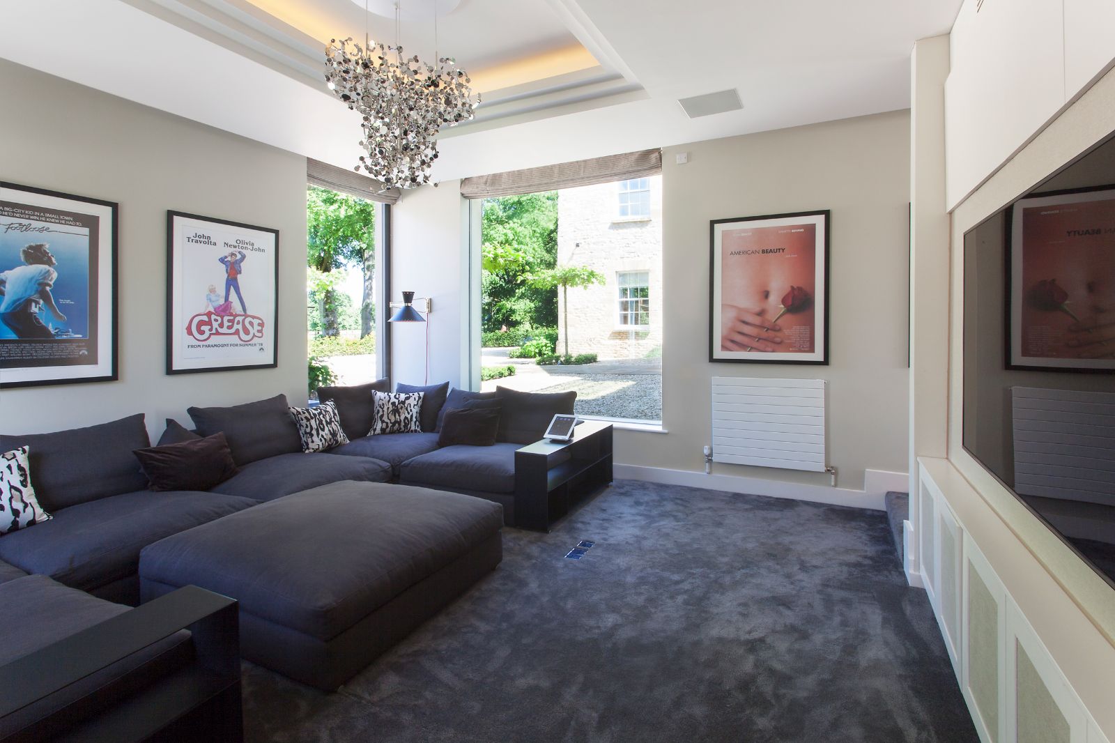 Cinema room at Woodstock Lodge