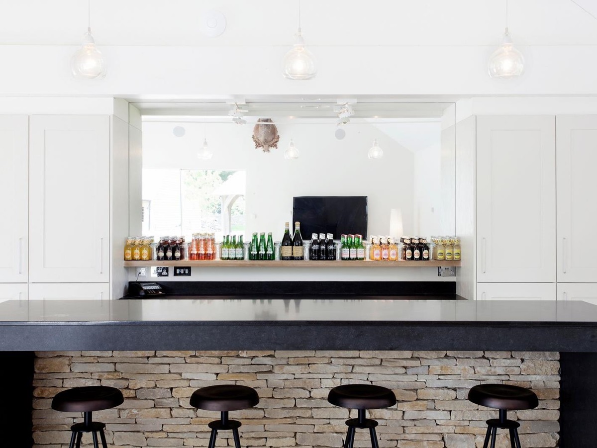 the bar at the villa