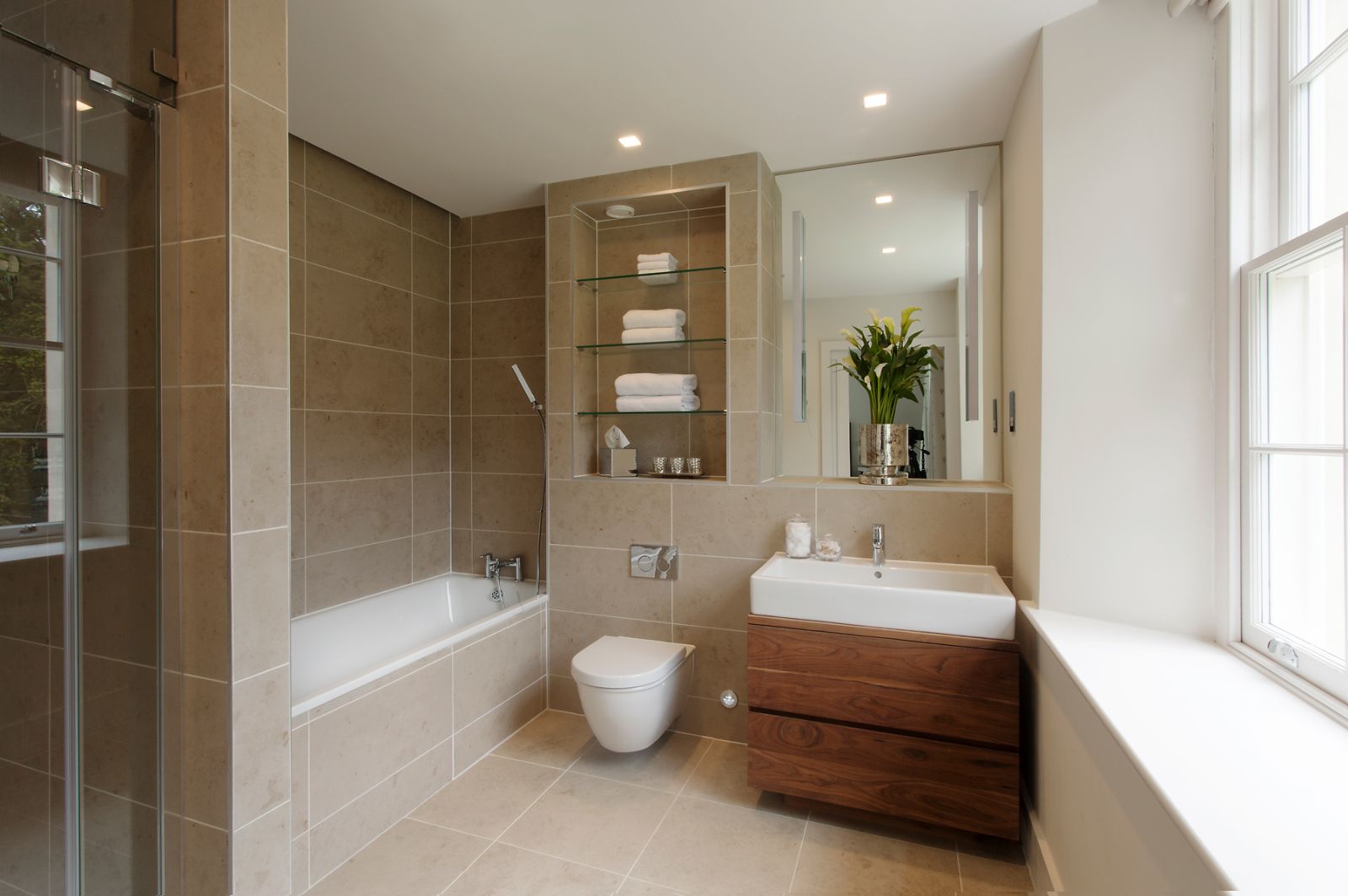 a bathroom at the villa