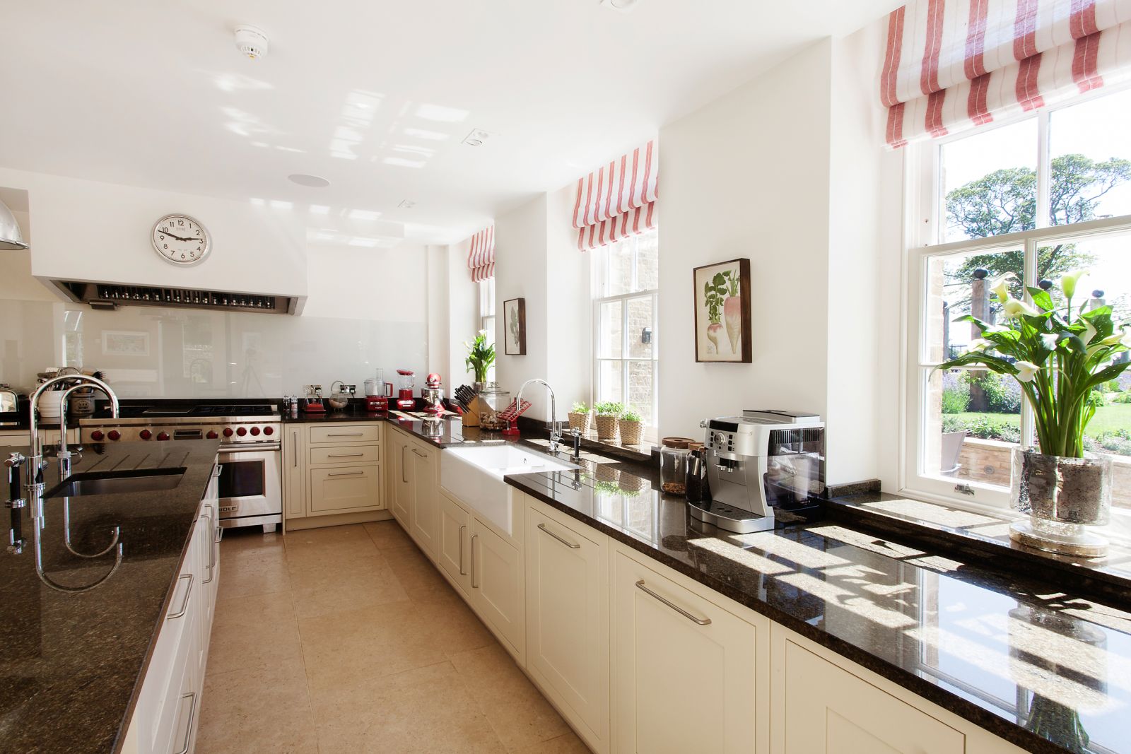 the kitchen at the villa
