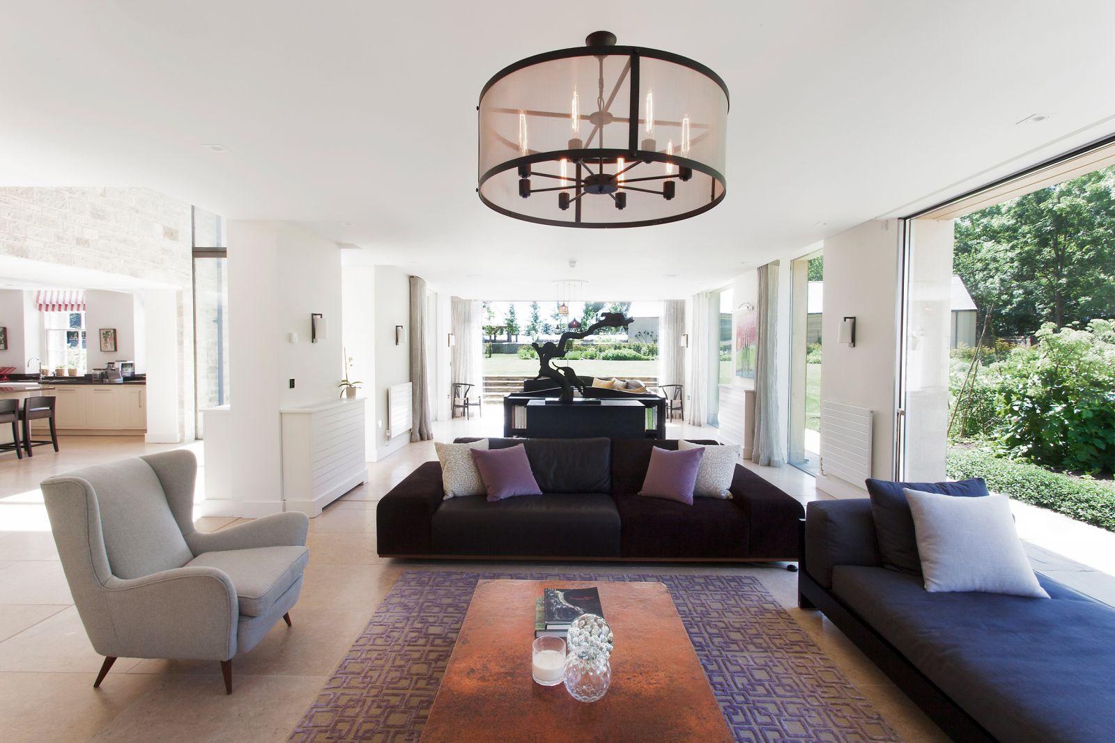 the living room at woodstock lodge