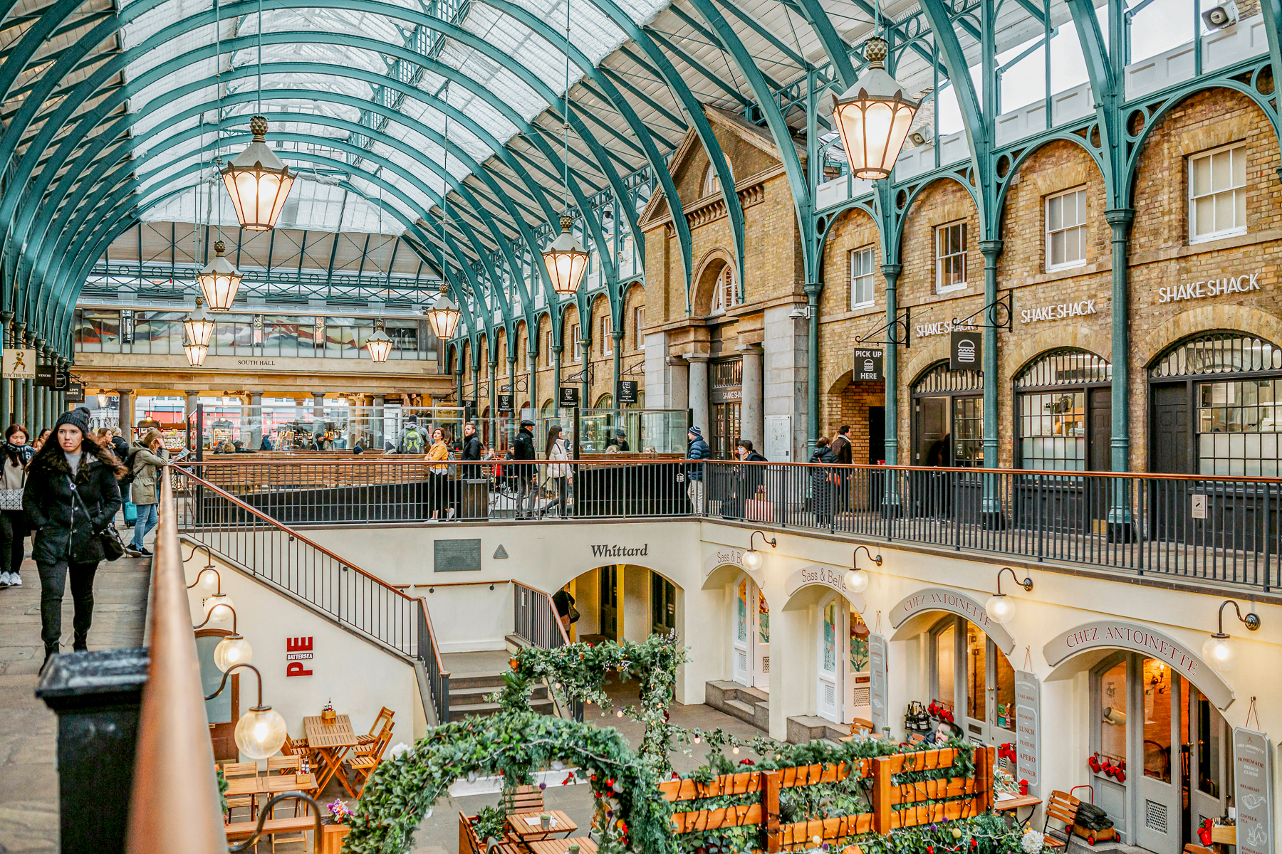 Covent Garden Market during Christmas time