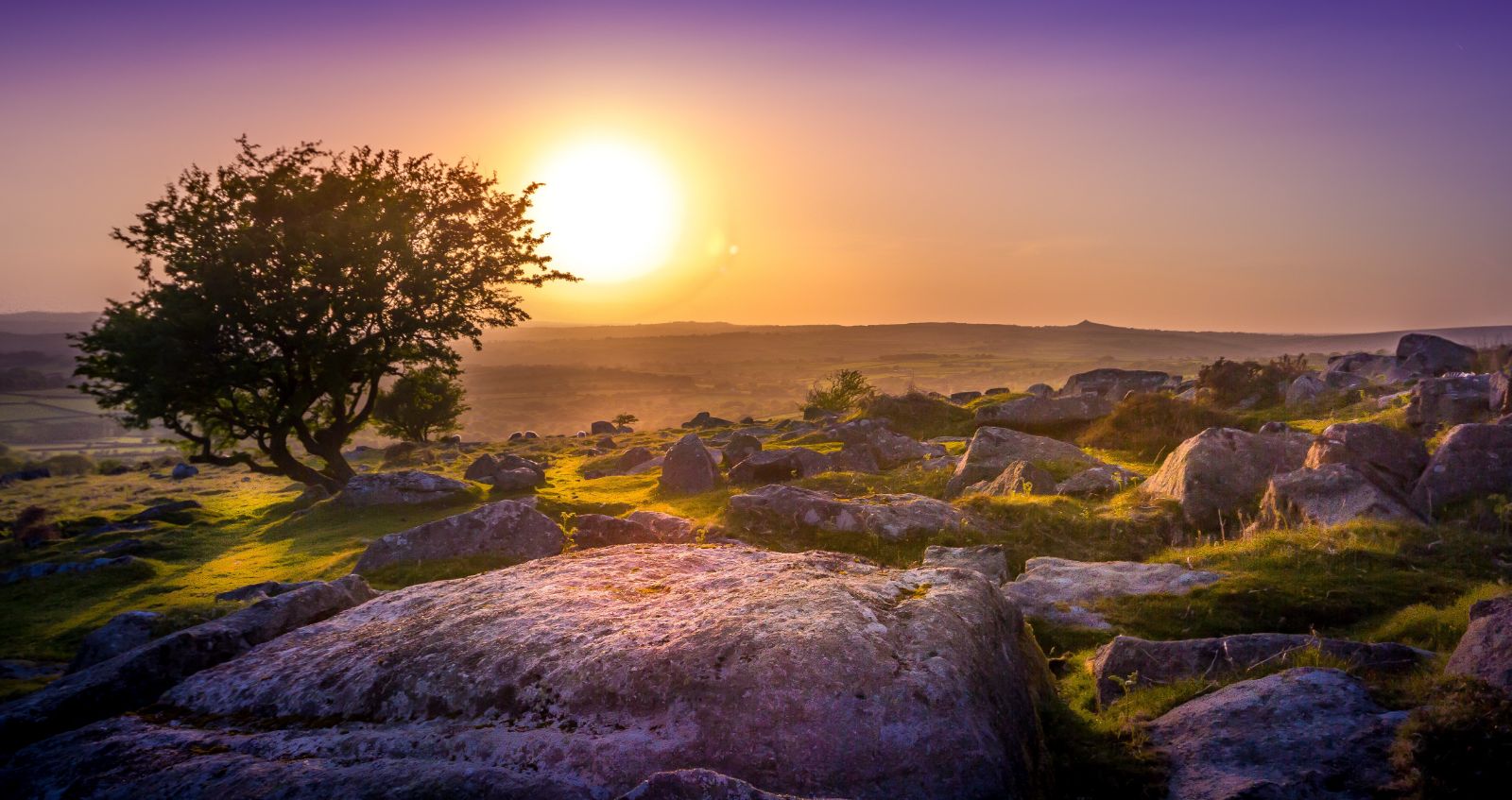 Sunrise over Dartmoor