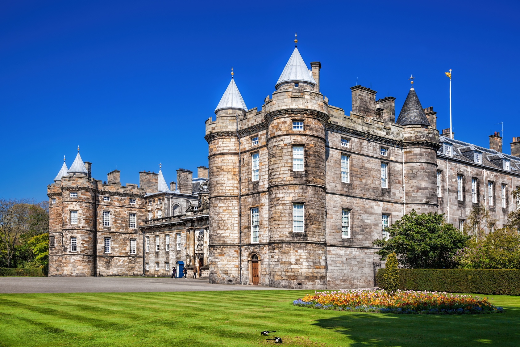Holyroodhouse in Edinburgh, Scotland