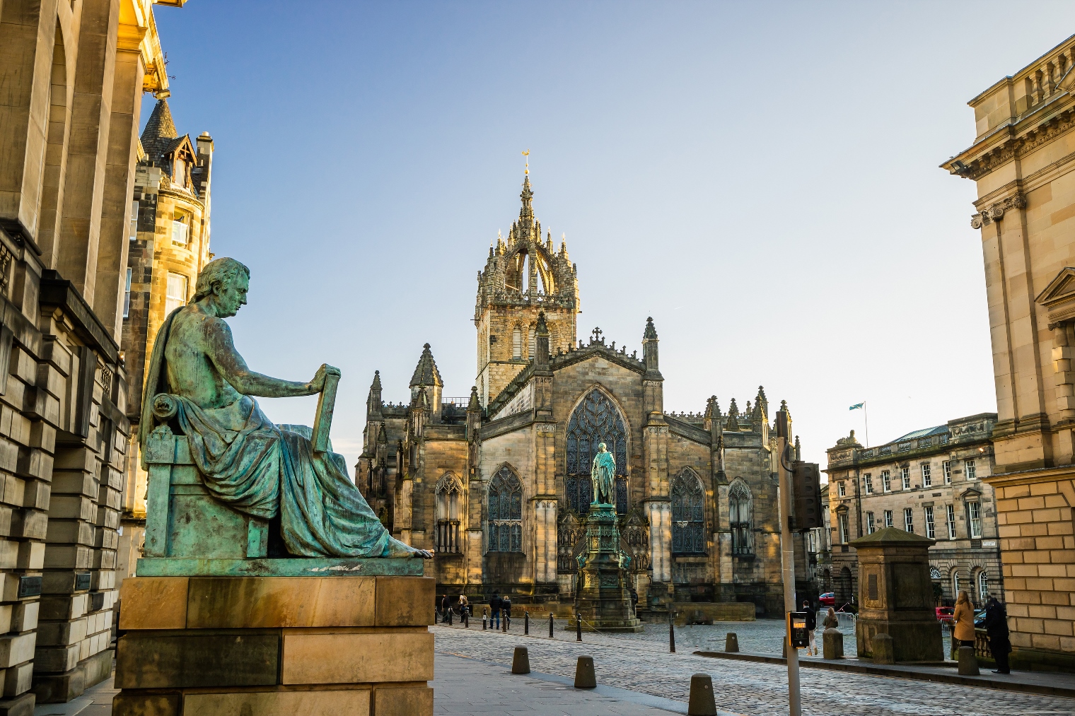 The Royal Mile in Edinburgh, Scotland