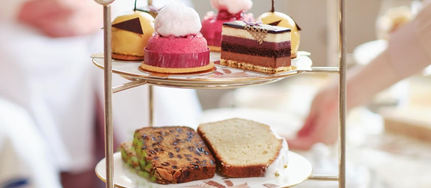 Afternoon tea at the Gleneagles hotel in Scotland