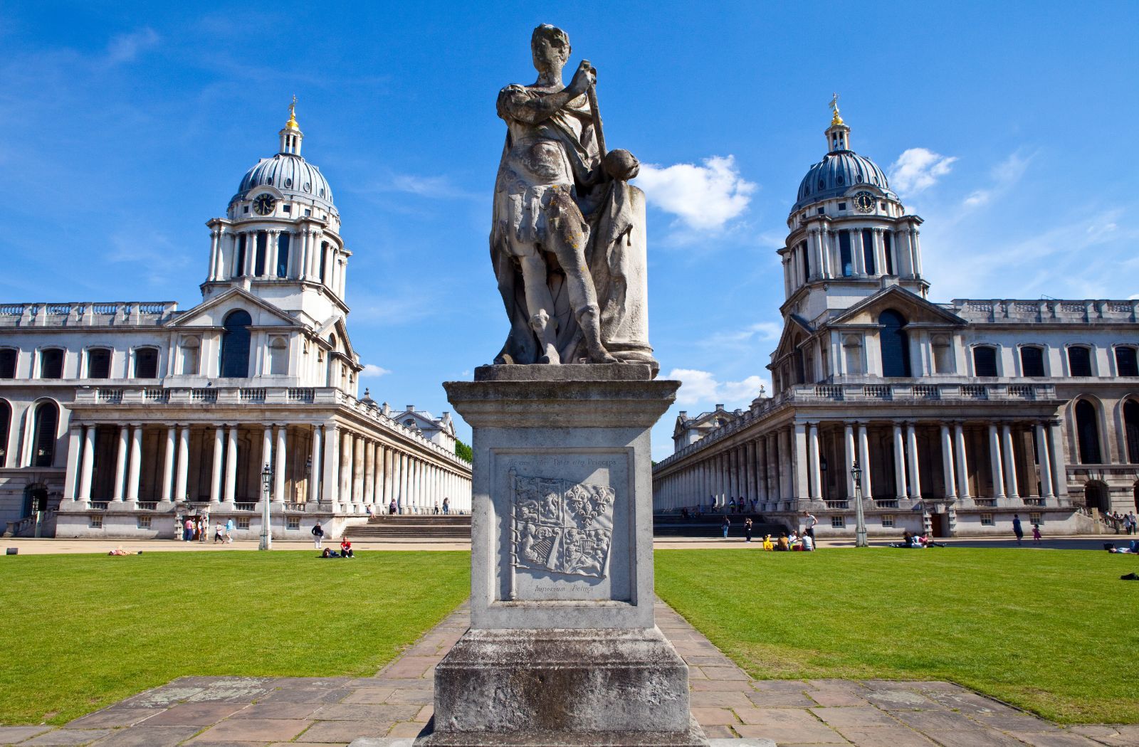 Greenwich Naval College grounds in Great Britain