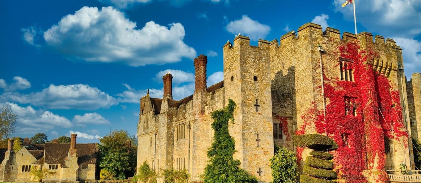 Exterior of Hever Castle in Kent, England