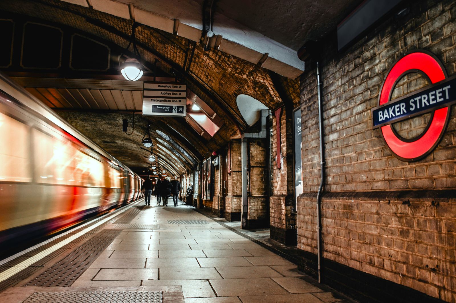 Baker Street tube station in London