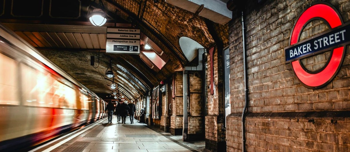 Baker Street tube station in London