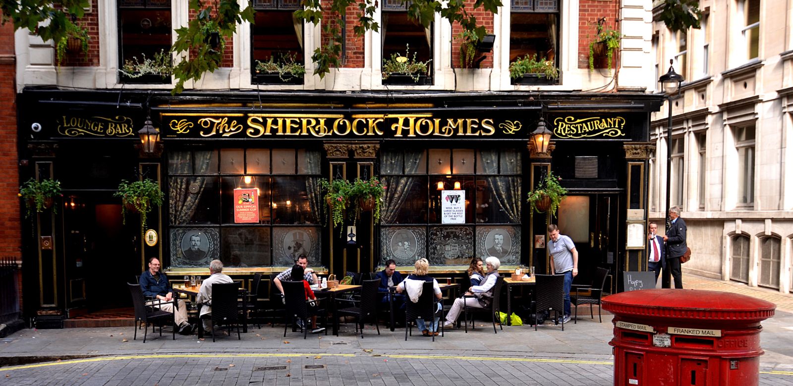 The Sherlock Holmes pub in London