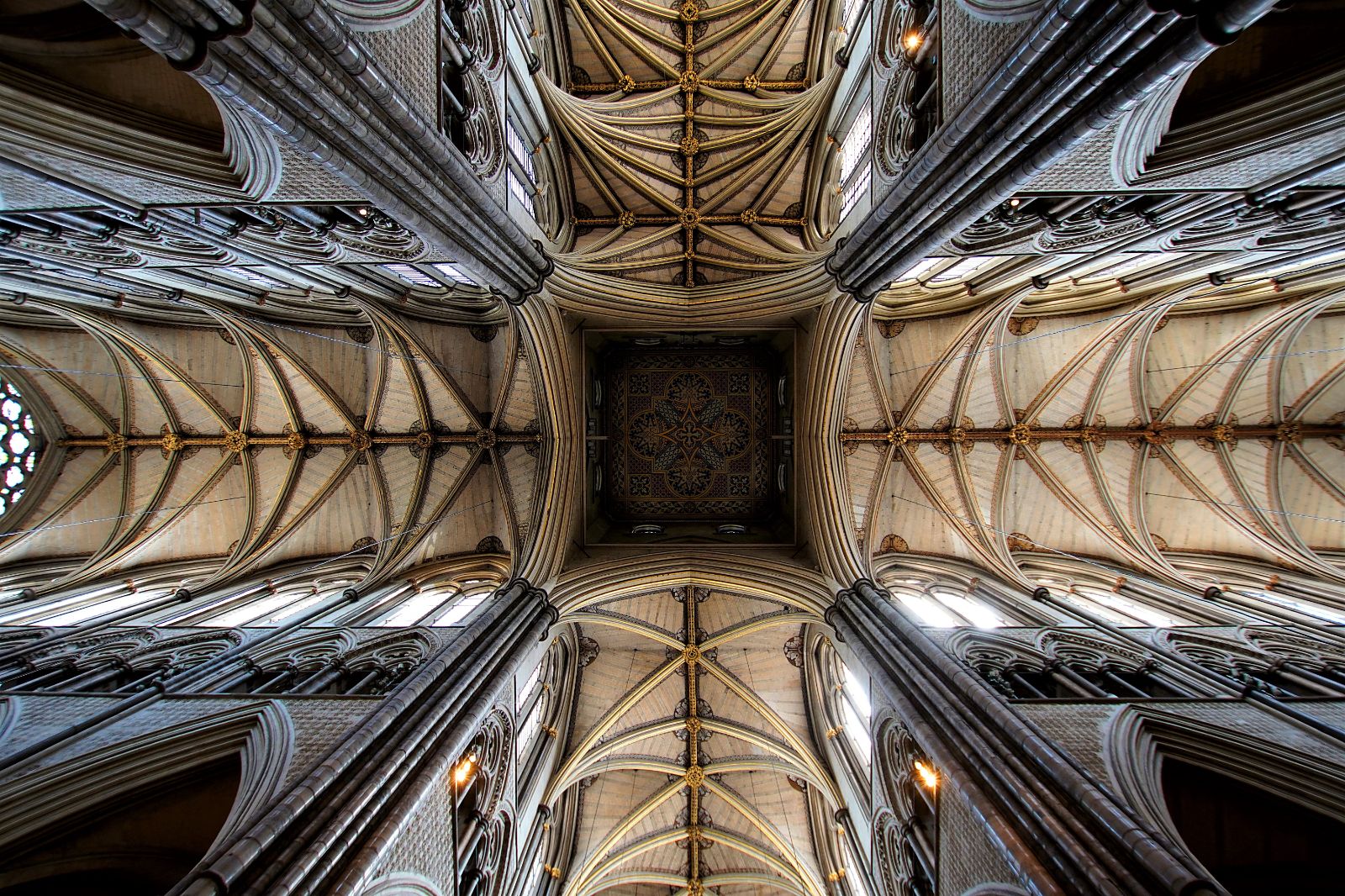 Westminster Abbey interior in London