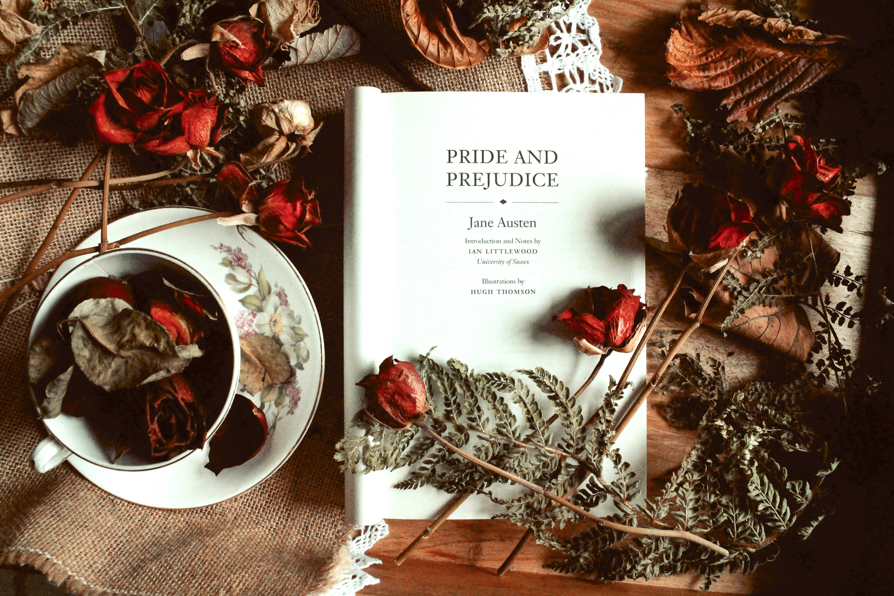 A copy of Jane Austen's Pride and Prejudice