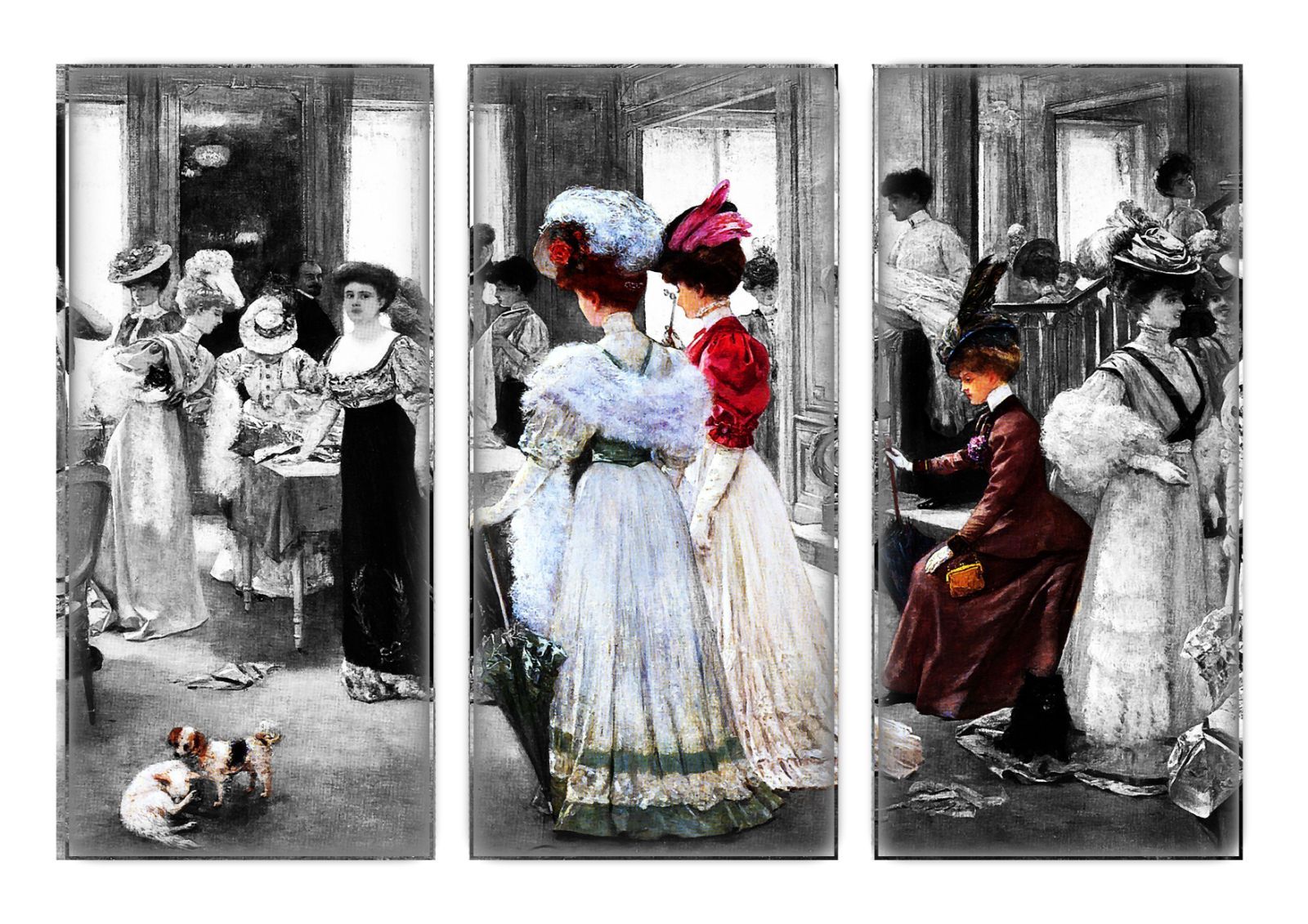Regency clothing illustration, clothing of Great Britain