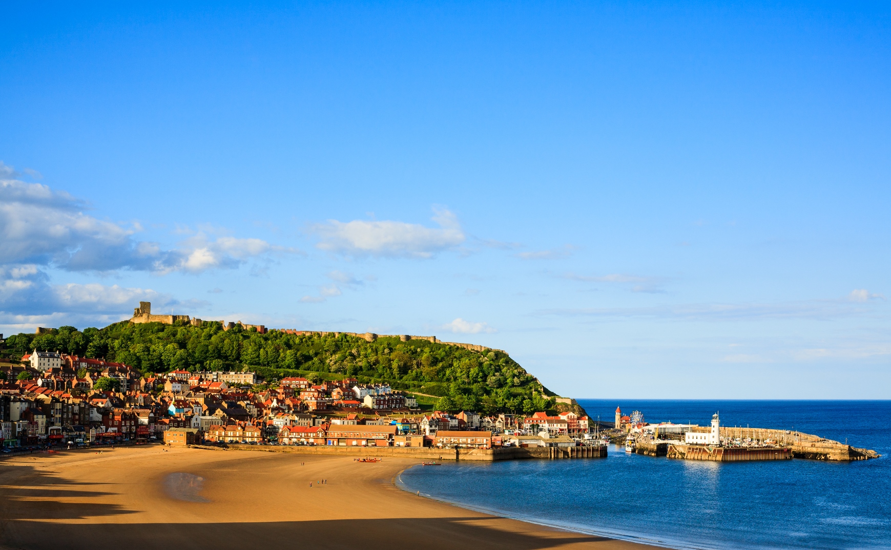 Scarborough beach, England