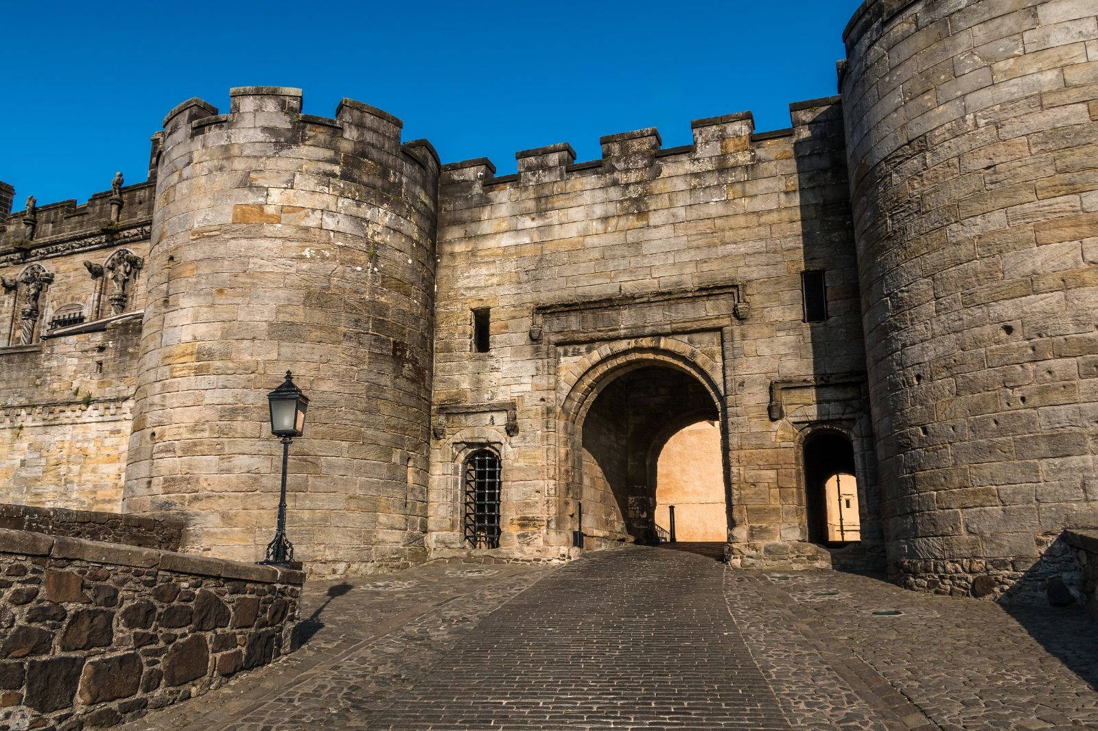 Entrance to Stirling Castle in Scotland