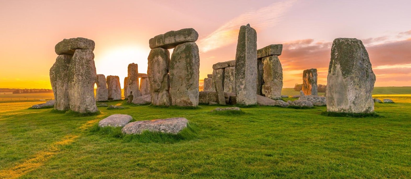 Stonehenge viewed at sunrise
