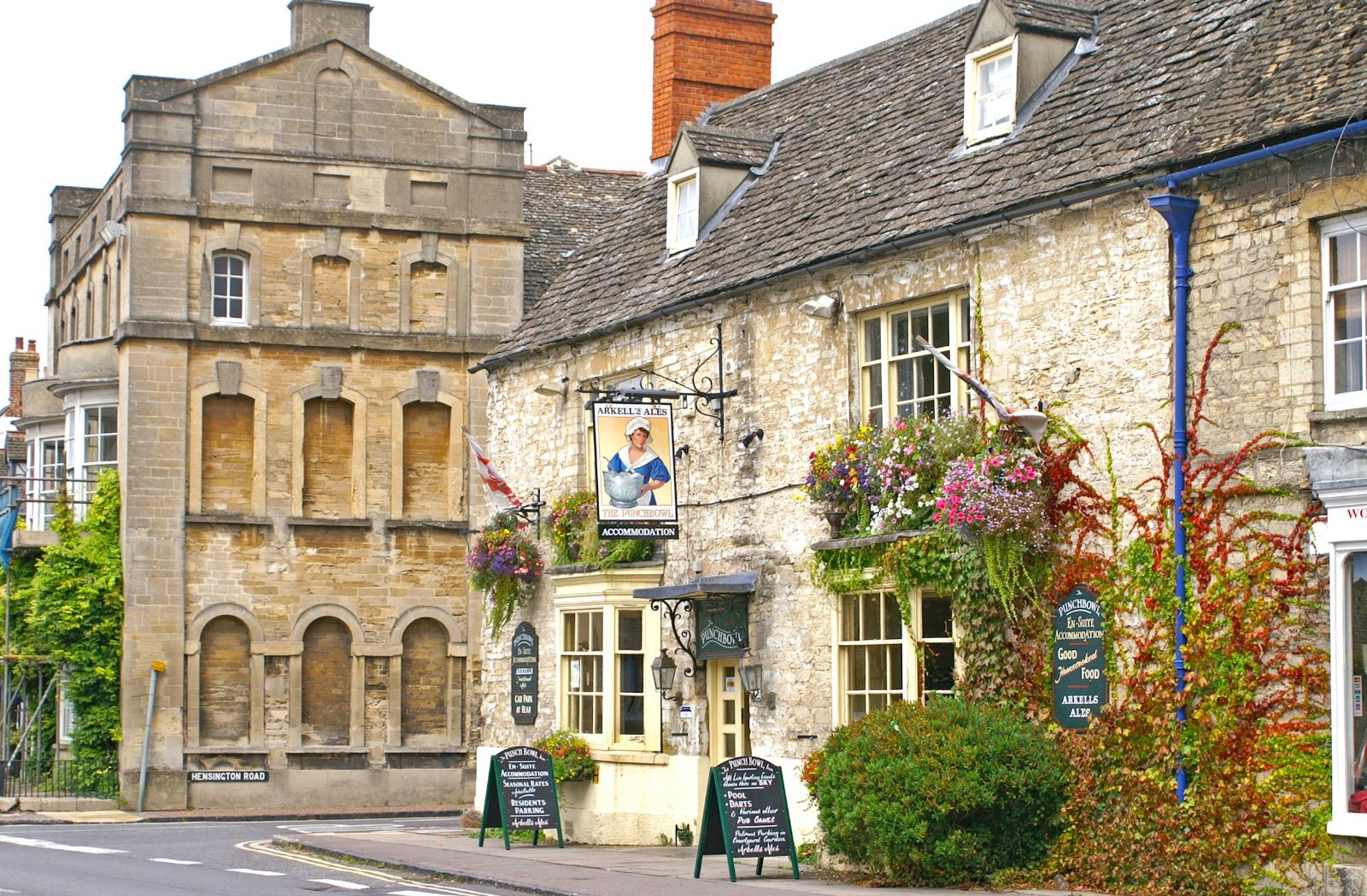 Pub in Woodstock, Oxfordshire, United Kingdom