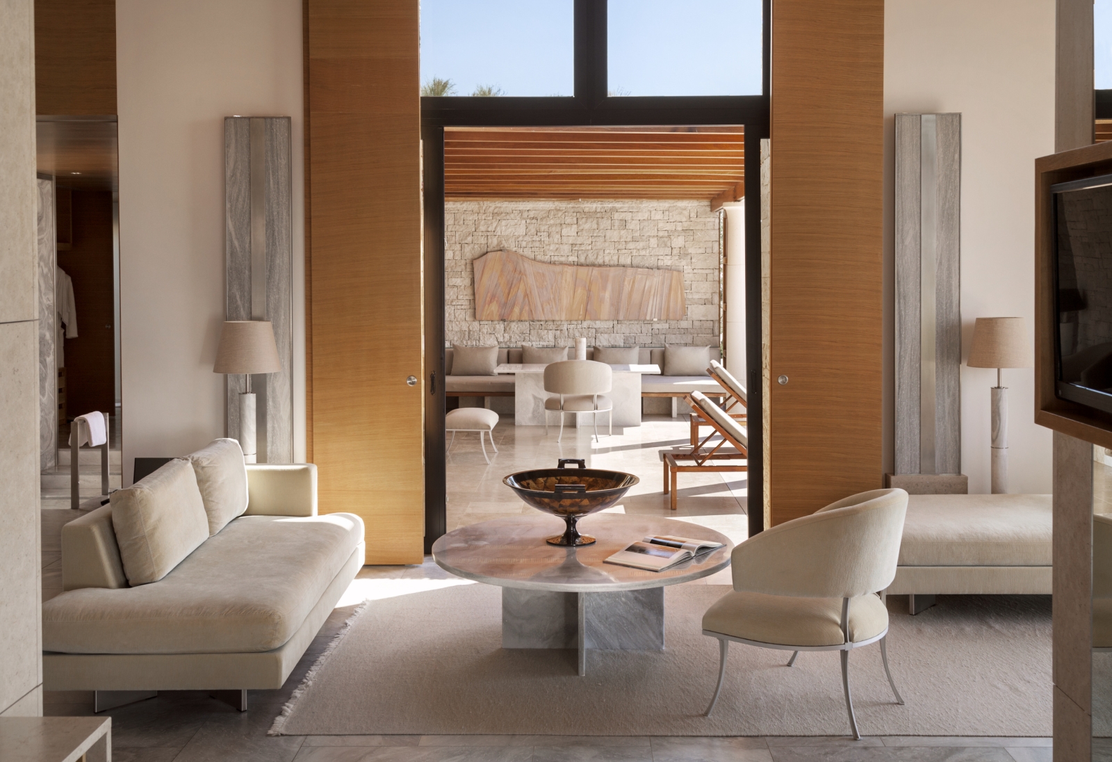 Pavilion Living Room at Amanzoe