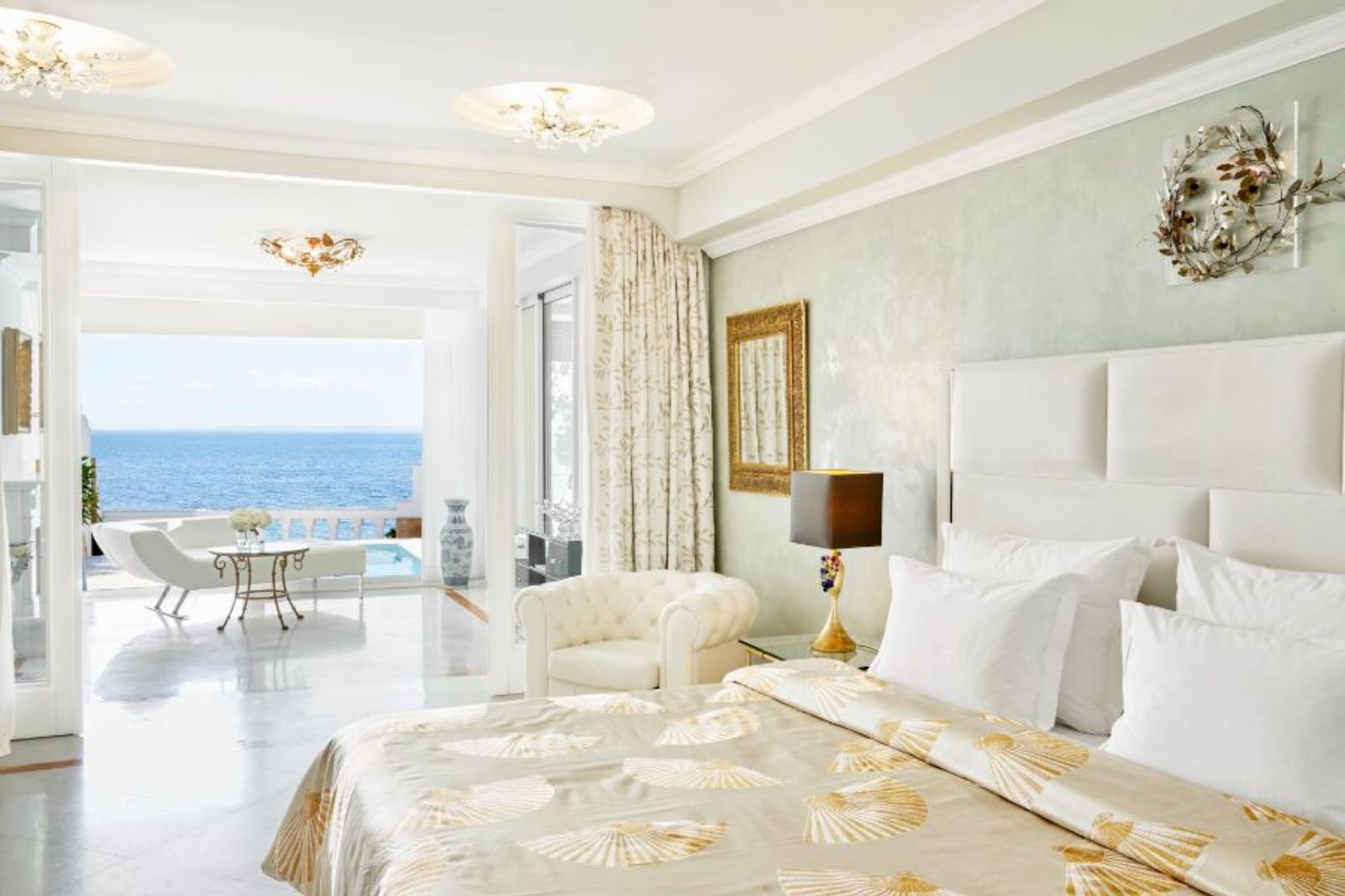 Luxury Hotel Danai Beach Honeymoon Executive Pool Suite with Sea View