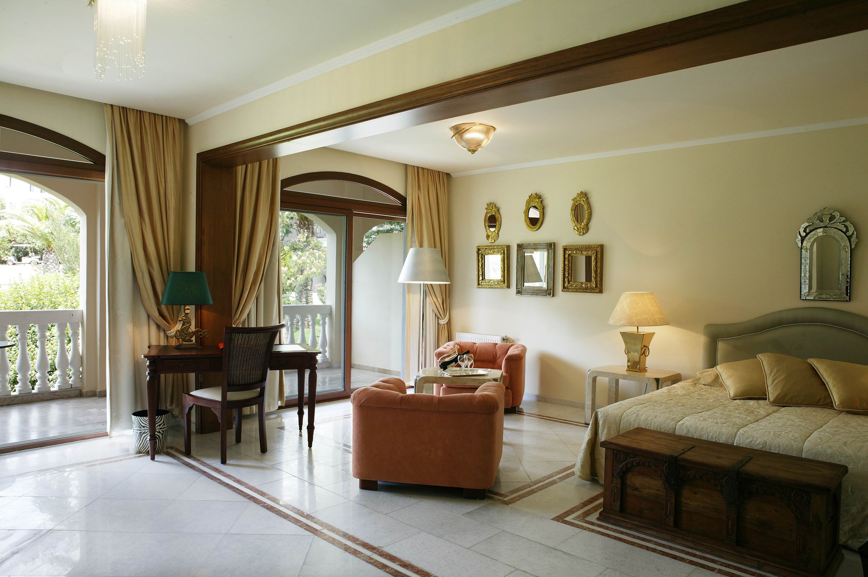 a spacious bedroom in Danai Beach Resort Villas, Greece