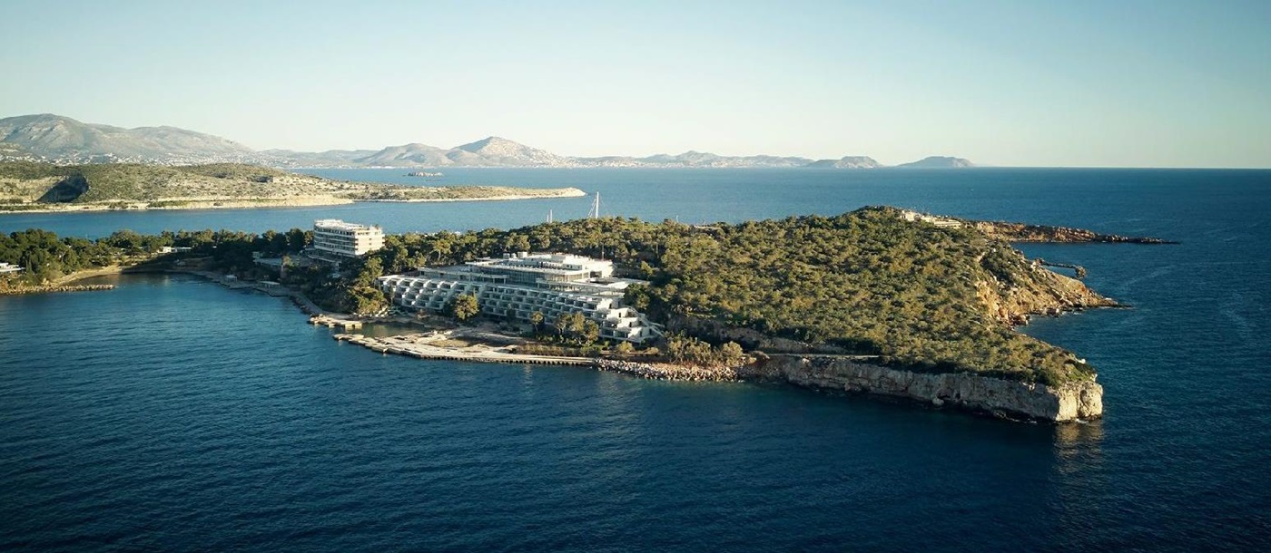 Location of the Four Seasons Athens on the Astir peninsula