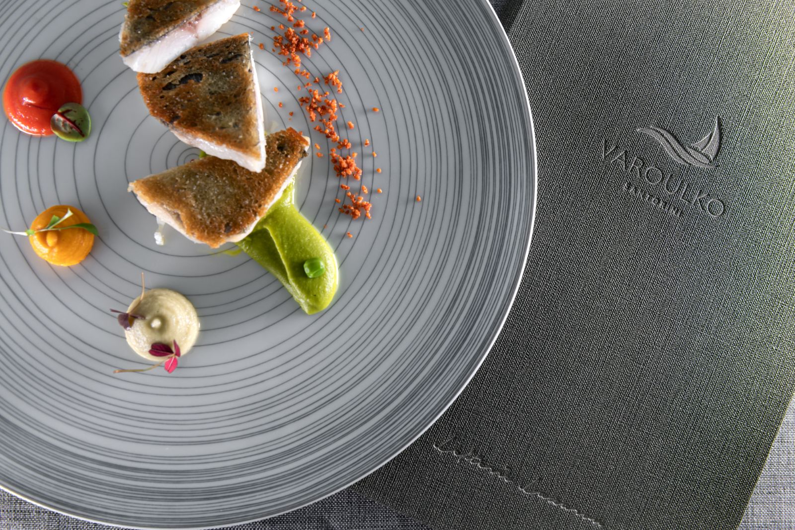 Cuisine served at Grace Santorini