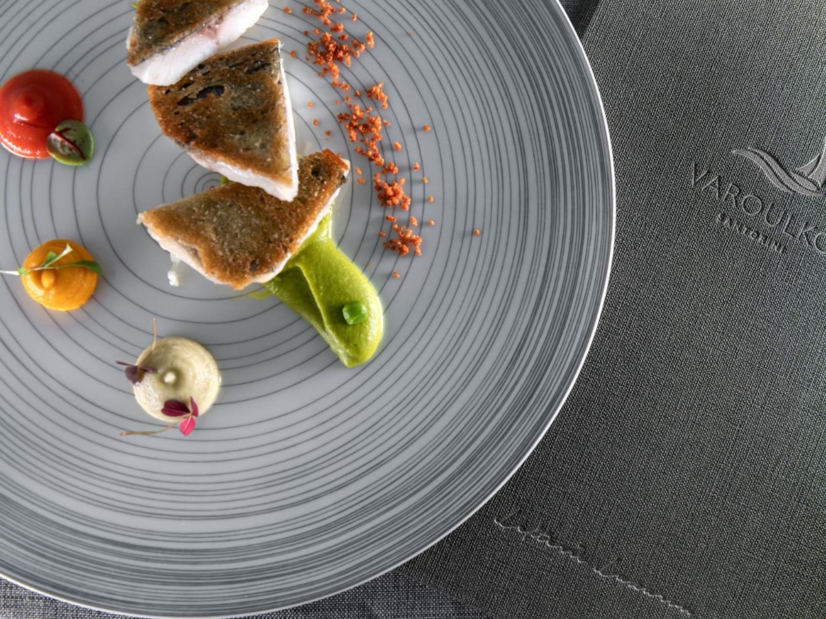 Cuisine served at Grace Santorini